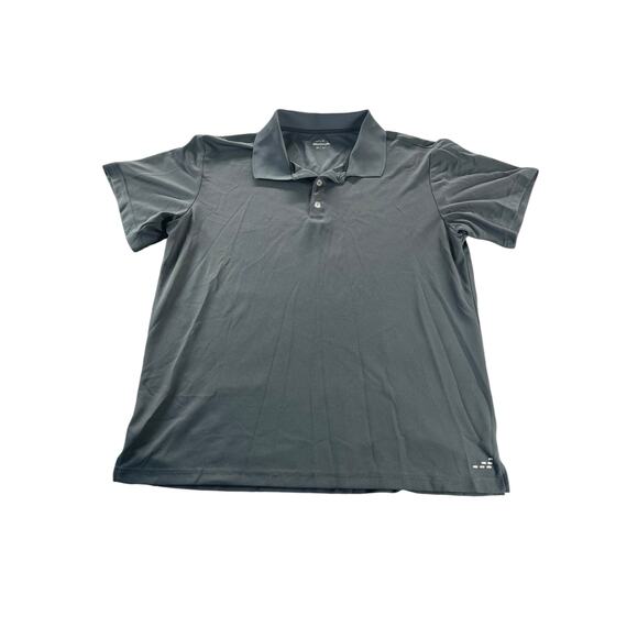 BCG Dry Black Short Sleeve Collared Active Polo Shirt Men's Size XL - Picture 1 of 7